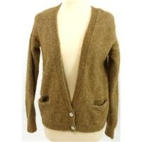 Feel The Piece By Terre Jacobs Size 10 High Quality Soft and Luxurious Wool Brown Cardigan
