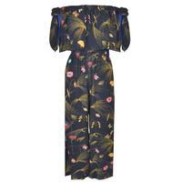 fendi herbarium off shoulder jumpsuit