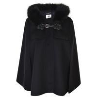 FENDI Fur Trim Cape