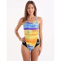 Fells Swimsuit - Black Blue and Yellow