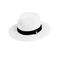Fedora Hat - White and Black