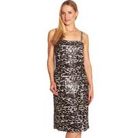 Feraud Leopard Sequined Sun Dress