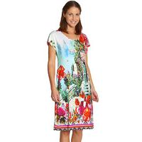 feraud landscape short sleeve sun dress