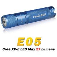 fenix e05 led torch 85 lumens output blue