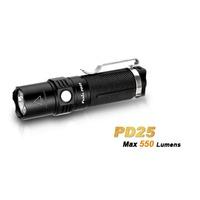 fenix pd25 flashlight 550 lumens output lithium