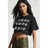Femme Graphic Cropped Tee