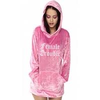 Female Velvet Hoodie - Size: L