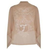 FENDI Embroidered Knitted Top