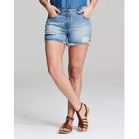 Fern Distressed Denim Shorts