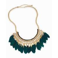 Feather Statement Necklace