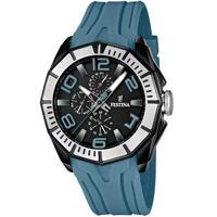 festina mens blue strap watch f16670 4