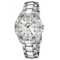 festina mens stainless steel watch f166361