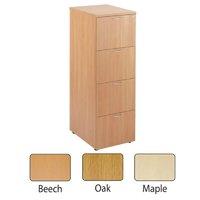 FF JEMINI 4 DRW FILING CABINET MAPLE