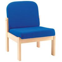 FF ARISTA RECEPTION SEAT BCH VENEER BLU