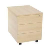 Ff Jemini 3 Dwr Mobile Pedestal Maple