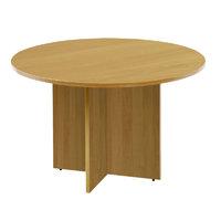 FF ARISTA ROUND MEETING TABLE OAK