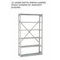 FF BISLEY SHELVING EX KIT W1000XD300 GRY