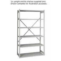 ff bisley shelving ex kit w1000xd460 gry