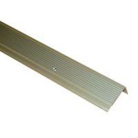 FFA Concept Anodised Aluminium Square Edge Step Edging (H)45mm (W)23mm (L)2m