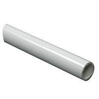 FFA Concept White PVC Round Tube (W)12mm (L)1m