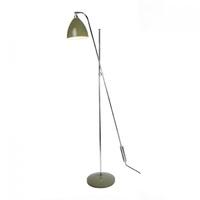 FF393 Task Overreach Olive Green Floor Lamp