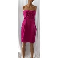 ff size 12 strapless pink dress