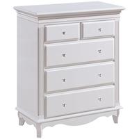 FG White Painted Chest of Drawer - 2+3 Drawer