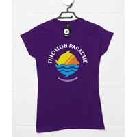 fhloston paradise logo womens t shirt inspired by the fifth element