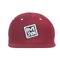 five ten classic snapback cap maroon