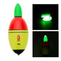 Fishing Float EVA Electronic Light Bobber with 2 Button Cells Fishing Tackle