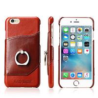 fierre shann genuine leather back cover case with card slot for iphone ...