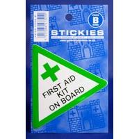 First Aid Kit Triangle Sticker