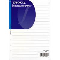 FILOFAX A5 REFILL WHT RULED SHTS 343008