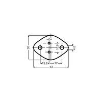 Fischer Elektronik Mica Disk for Insulating Transistors GS 3 Suita...