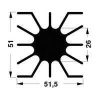 fischer elektronik sk 46 20 me led heat sink 247cw