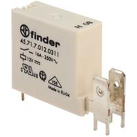 Finder 45.71.7.012.0311 12V Relay 16A (Faston) 45.71