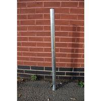 fixed boundary post galvanised grout in