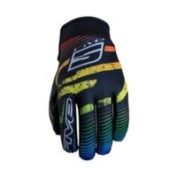 Five Gloves Planet Fashion Logo Rainbow Gloves