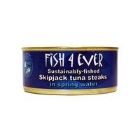 Fish4Ever Tuna Steaks in Spring Water 160g