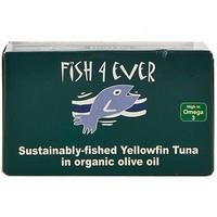 Fish4Ever Yellowfin Tuna in OrgOlive Oil 120g