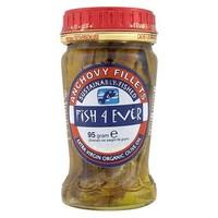Fish4Ever Anchovies in Org Olive Oil 95g