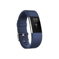 Fitbit Charge 2, Blue / Stainless Steel - Small