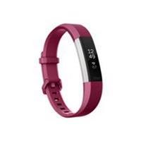 fitbit alta hr fuchsia stainless steel large