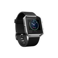 fitbit blaze black stainless steel large