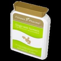 Fitness Pharma Ginger with Turmeric 60 Tablets - 60 Tablets