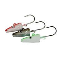 fishing 6 pcs green silver red metal brand newbait casting spinning fr ...