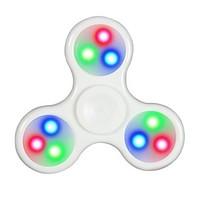 Fidget Spinner Hand Spinner Toys Tri-Spinner Plastic EDCLED Stress and Anxiety Relief Office Desk Toys for Killing Time Focus Toy