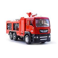 Fire Engine Vehicle Pull Back Vehicles Car Toys 1:50 Metal Plastic Red Model Building Toy
