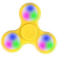 Fidget Spinner Hand Spinner Toys Tri-Spinner LED Spinner Plastic EDCLED light Stress and Anxiety Relief Office Desk Toys Relieves ADD, 