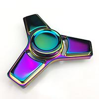 Fidget Spinner Hand Spinner Toys Triangle Metal EDCStress and Anxiety Relief Office Desk Toys for Killing Time Focus Toy Relieves ADD,